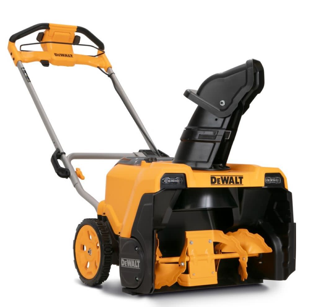 DEWALT 60V 21in Cordless Electric Single Stage Snow Blower | Two 4.0 Ah FLEXVOLT Batteries & 2 Chargers