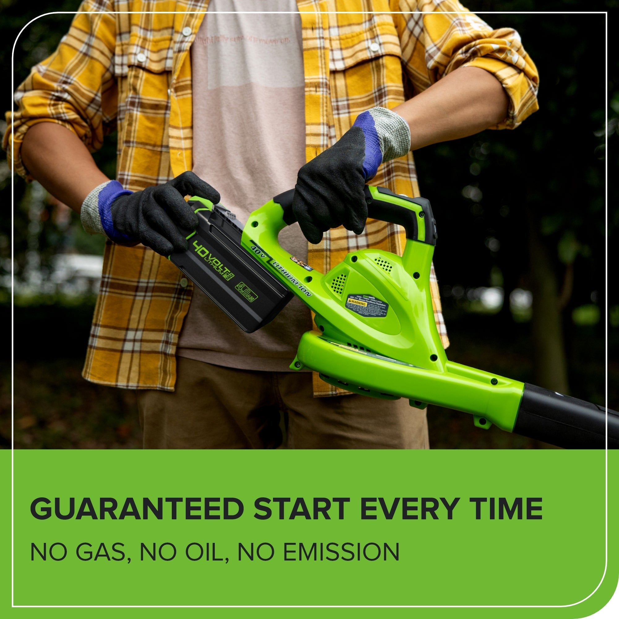 40V 135 CFM Cordless Battery Leaf Blower w/ 4.0Ah Battery & Charger