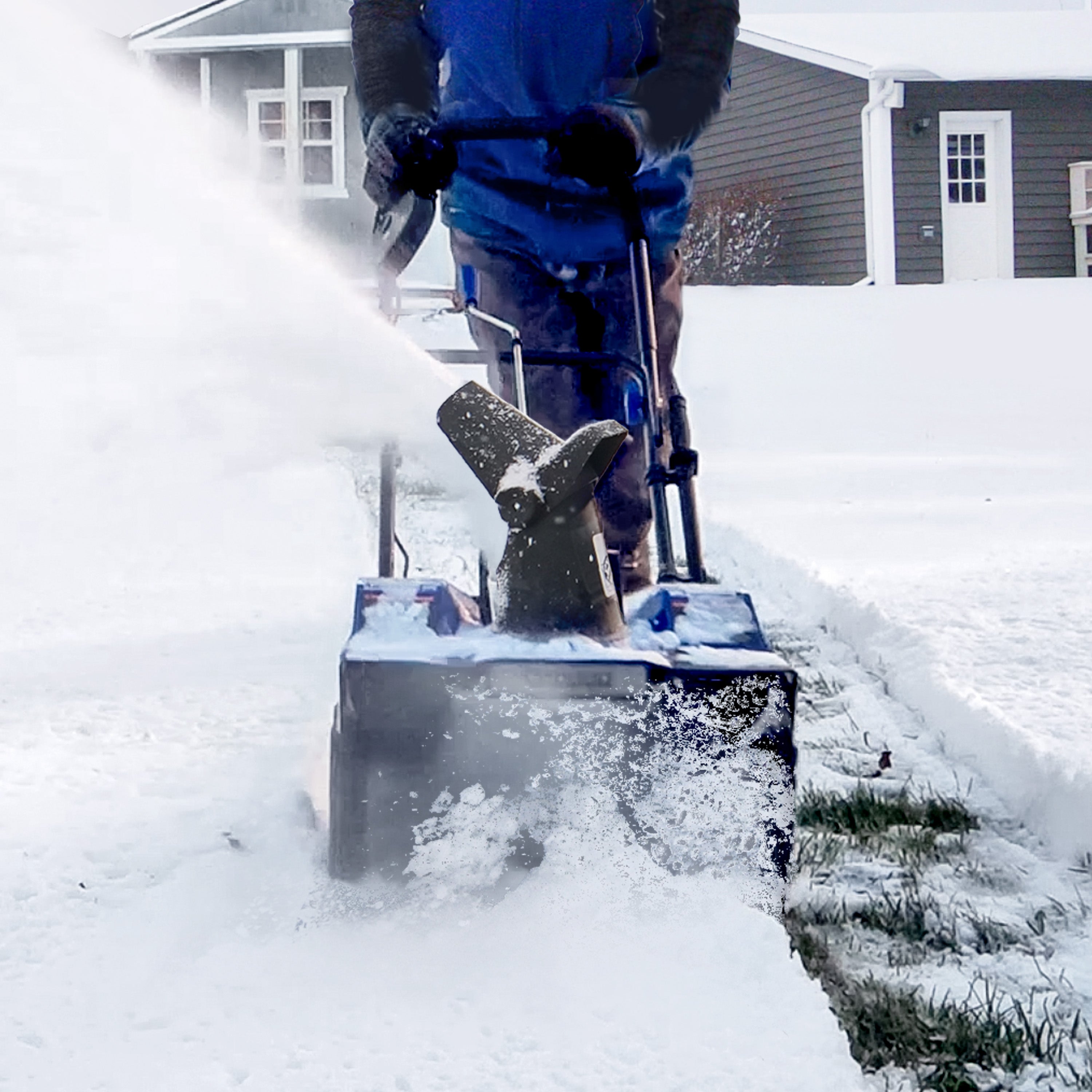 Snow Joe 24V-X2-SB18 48-Volt* IONMAX Cordless Snow Blower Kit | 18-Inch | W/ 2 x 4.0-Ah Batteries + Charger