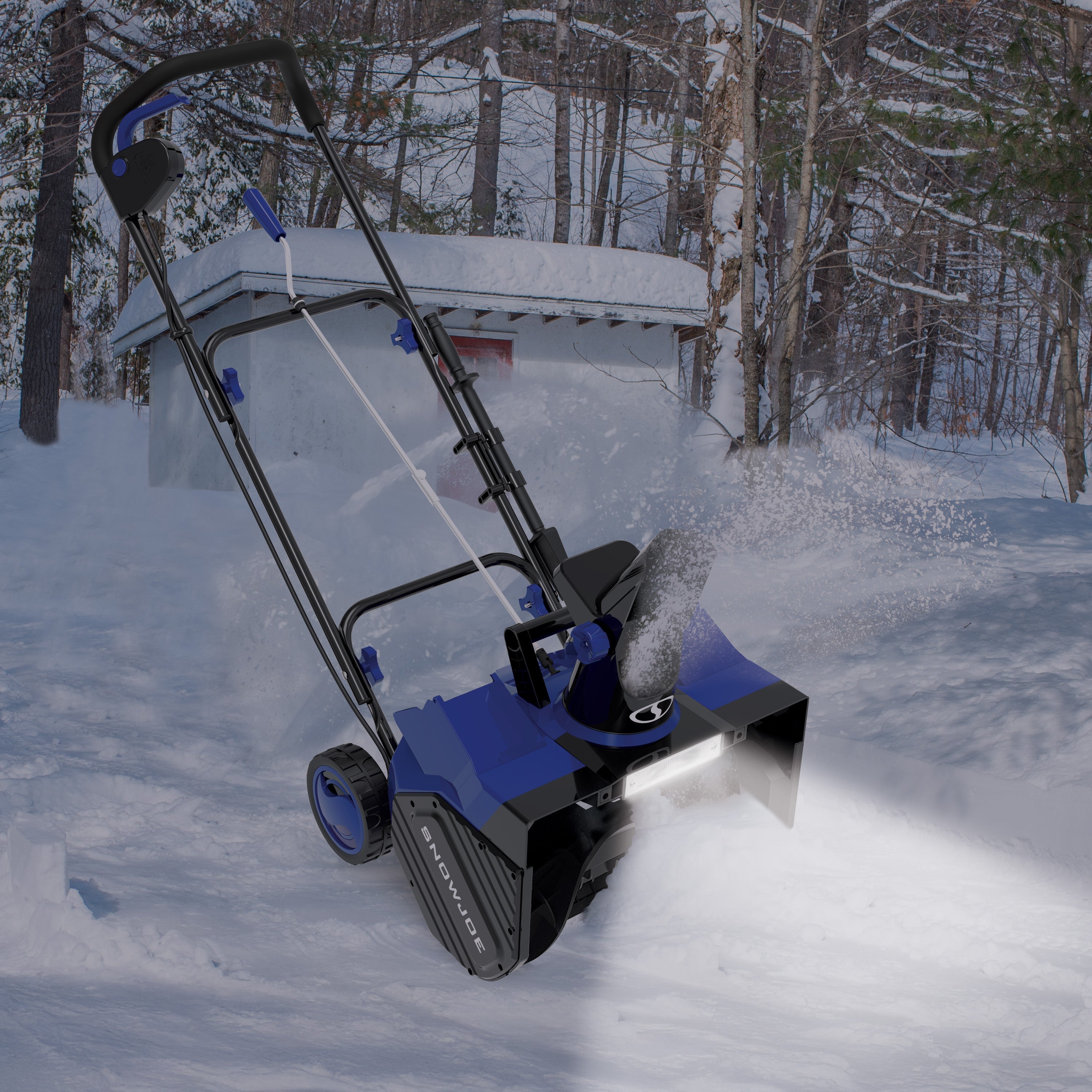 Snow Joe 24V-X2-SB18 48-Volt* IONMAX Cordless Snow Blower Kit | 18-Inch | W/ 2 x 4.0-Ah Batteries + Charger