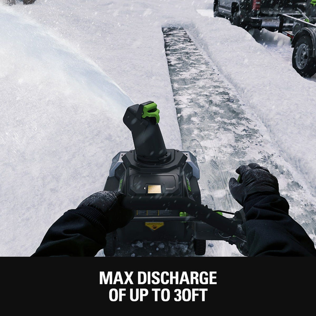 82V 22" Snow Blower w/ 5.0Ah Battery and Dual Port Charger