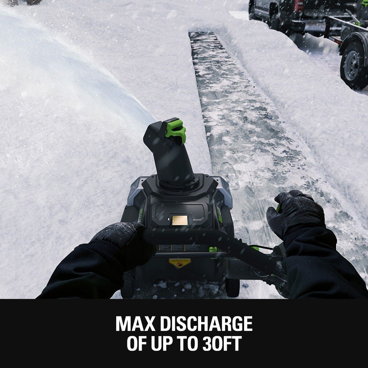 82V 22" Snow Blower w/ 5.0Ah Battery and Dual Port Charger