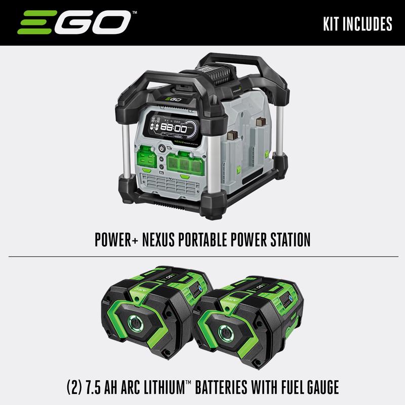 EGO Power+ Nexus Power Station 120 V 3000 W 3 outlets Power Inverter