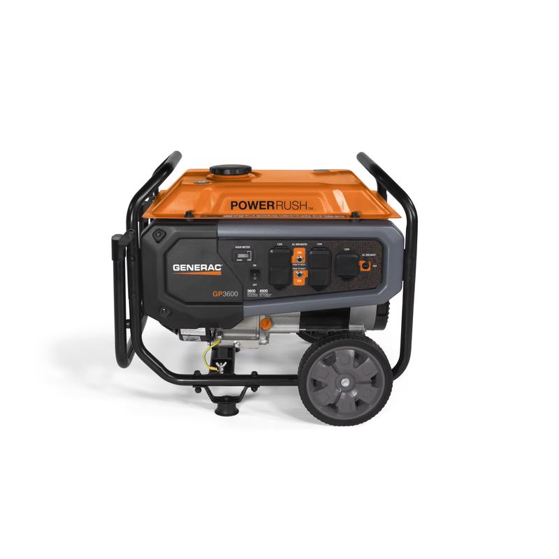 Generac GP Series 3600 W 120 V Gas Portable Portable Generator 3600 W