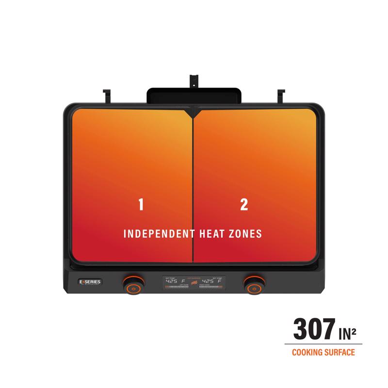 Blackstone E-Series Ceramic/Metal Griddle 22  L X 9.29 in. W