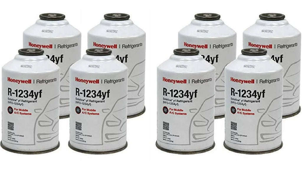 8oz R1234YF Refrigerant 2 cases (8 Cans) Honey Well Genuine