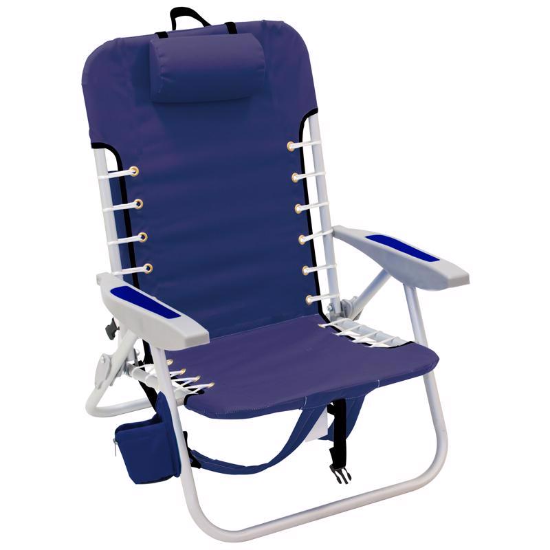 Rio Brands 4-Position Assorted Beach Folding Chair, Pack of 4