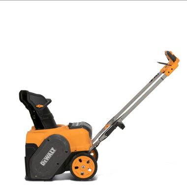 DEWALT 60V 21in Cordless Electric Single Stage Snow Blower | Two 4.0 Ah FLEXVOLT Batteries & 2 Chargers