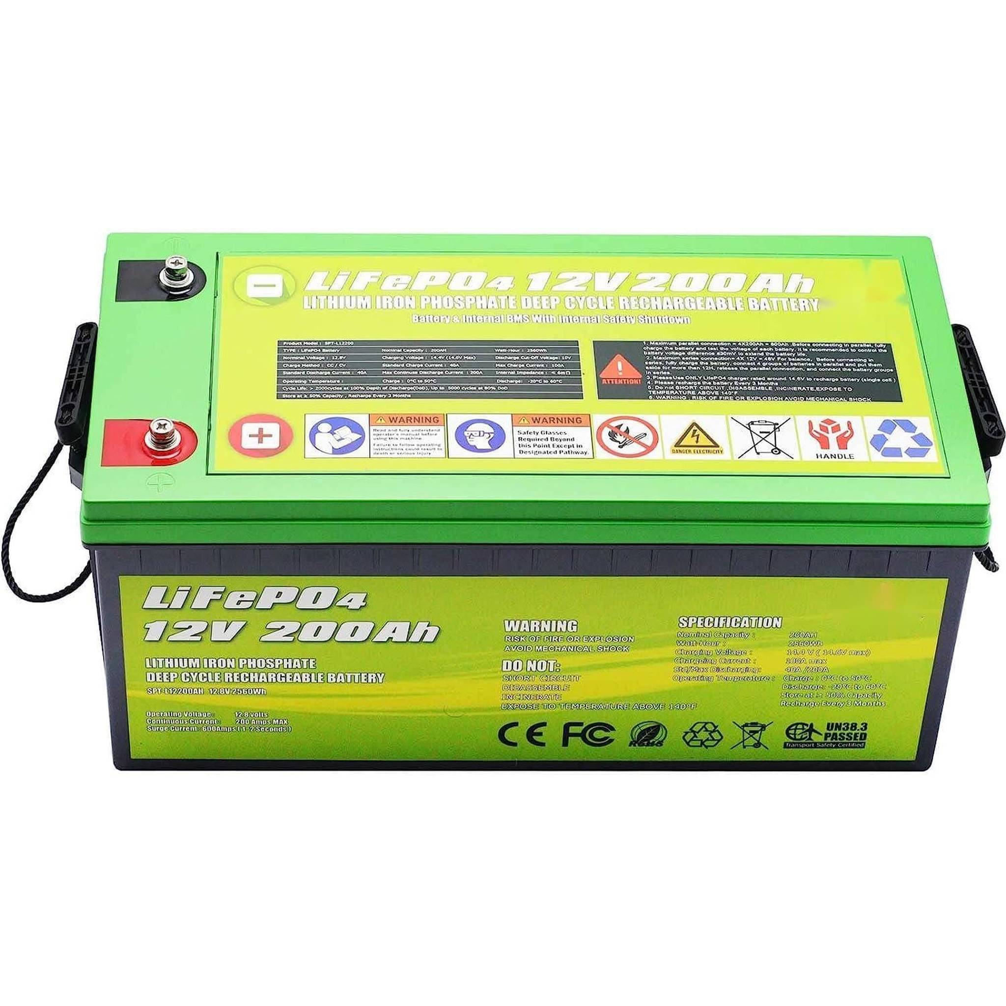ACOPower | 12V 200Ah LiFePO4 Deep Cycle Lithium Battery