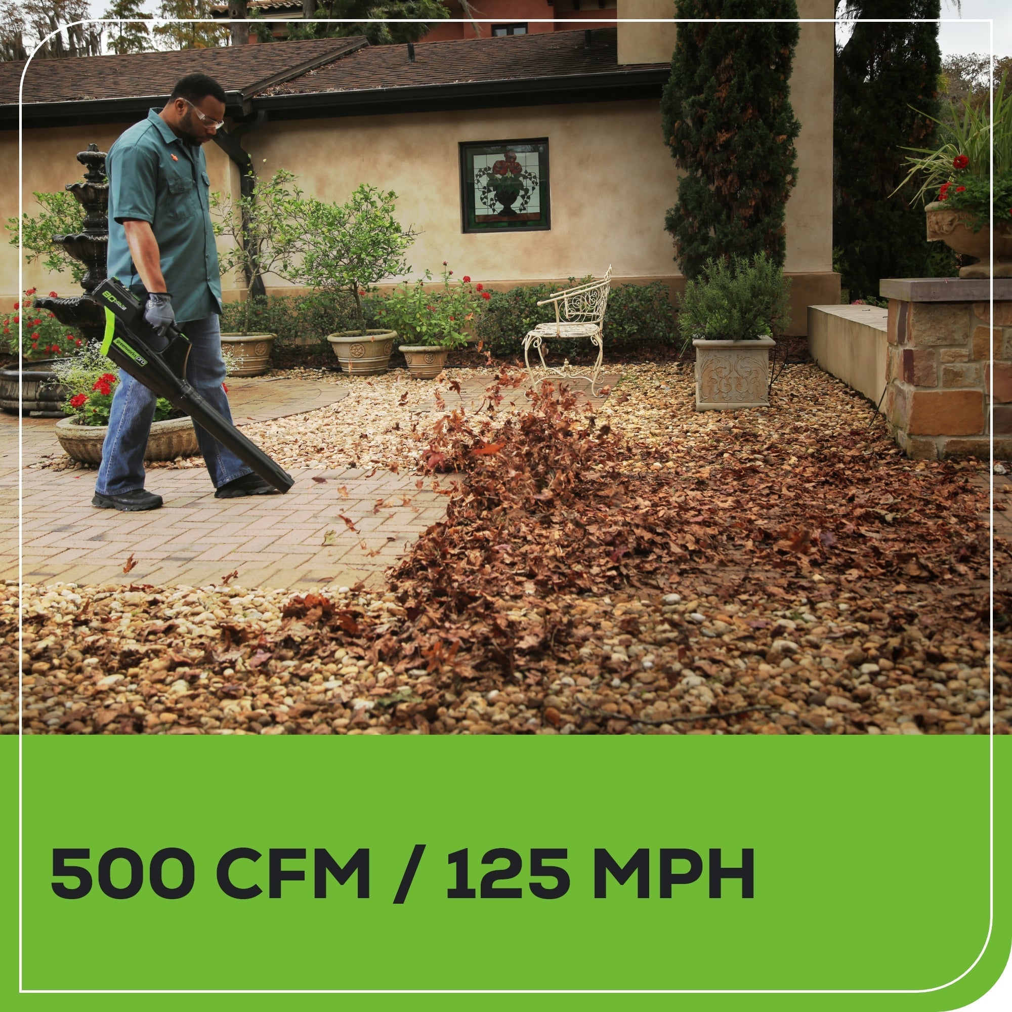 Pro 80V 16" Brushless String Trimmer & 500CFM Leaf Blower Combo w/ 2.0 Ah Battery & Charger