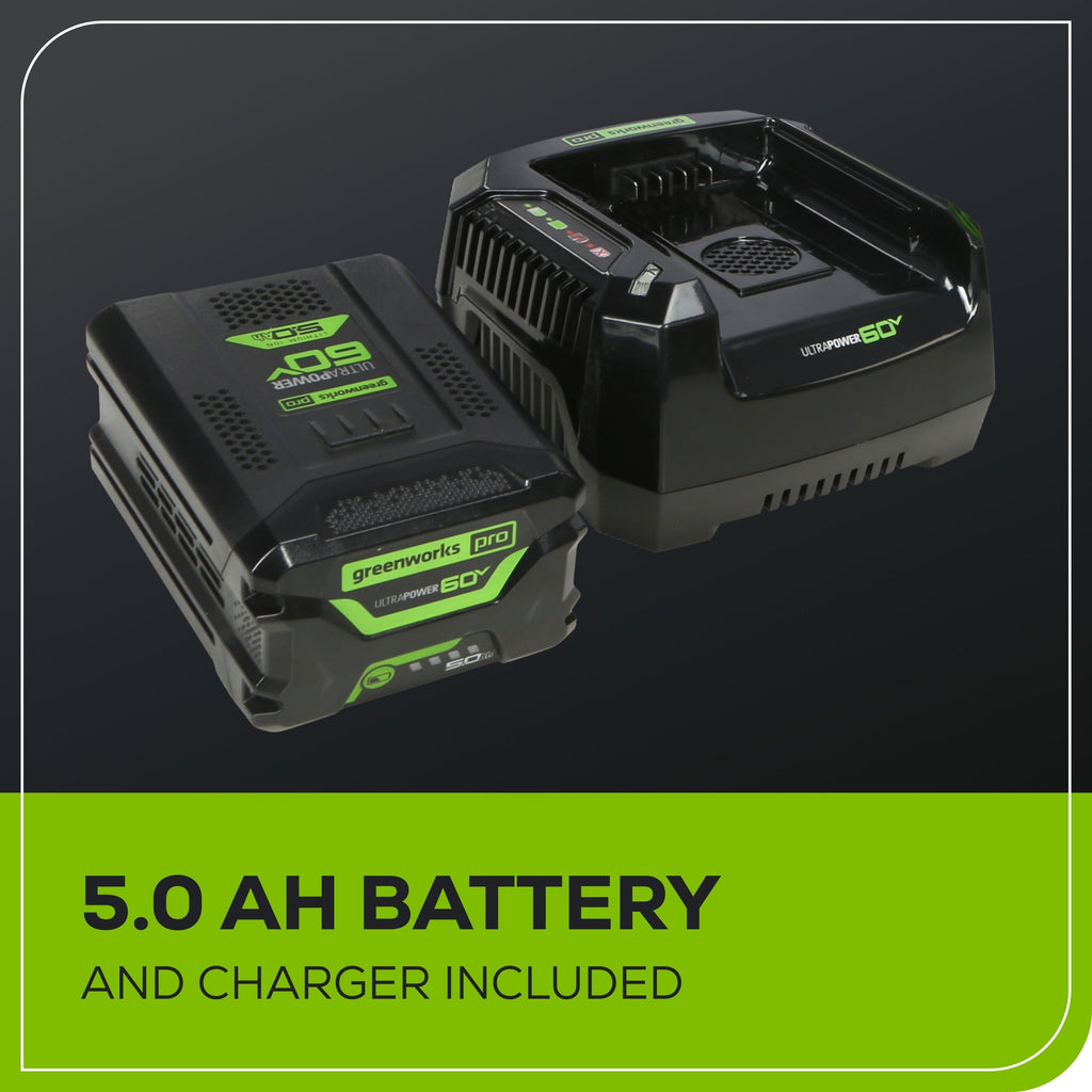 60V 700 CFM Cordless Battery Leaf Blower w/ 5.0Ah Battery & Charger