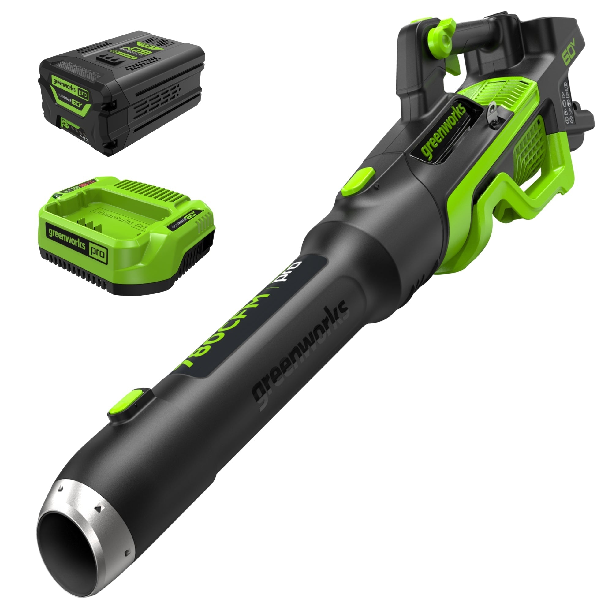 Pro 60V 780CFM Cordless Battery Leaf Blower w/ 4Ah Battery & Charger