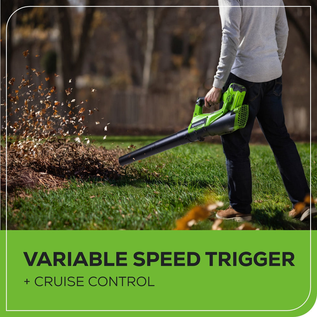 40V 12" Cordless String Trimmer and Leaf Blower Combo Kit w/ 2.0Ah Battery & Charger