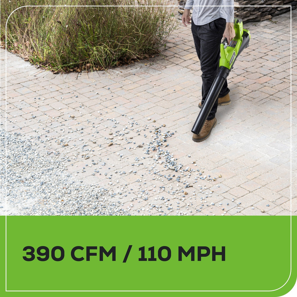 40V 12" Cordless String Trimmer and Leaf Blower Combo Kit w/ 2.0Ah Battery & Charger