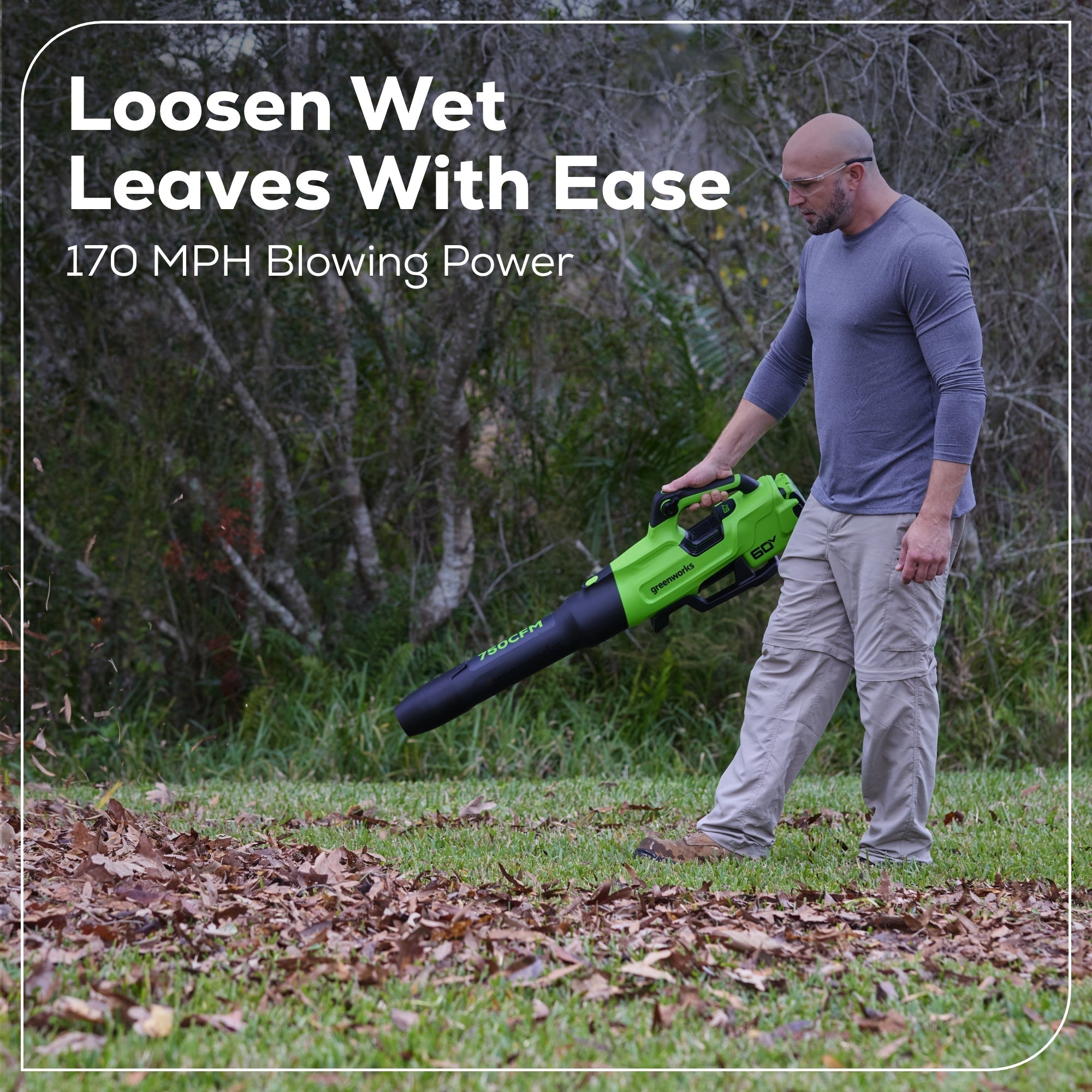 60V 750CFM Cordless Battery Blower (Tool Only)