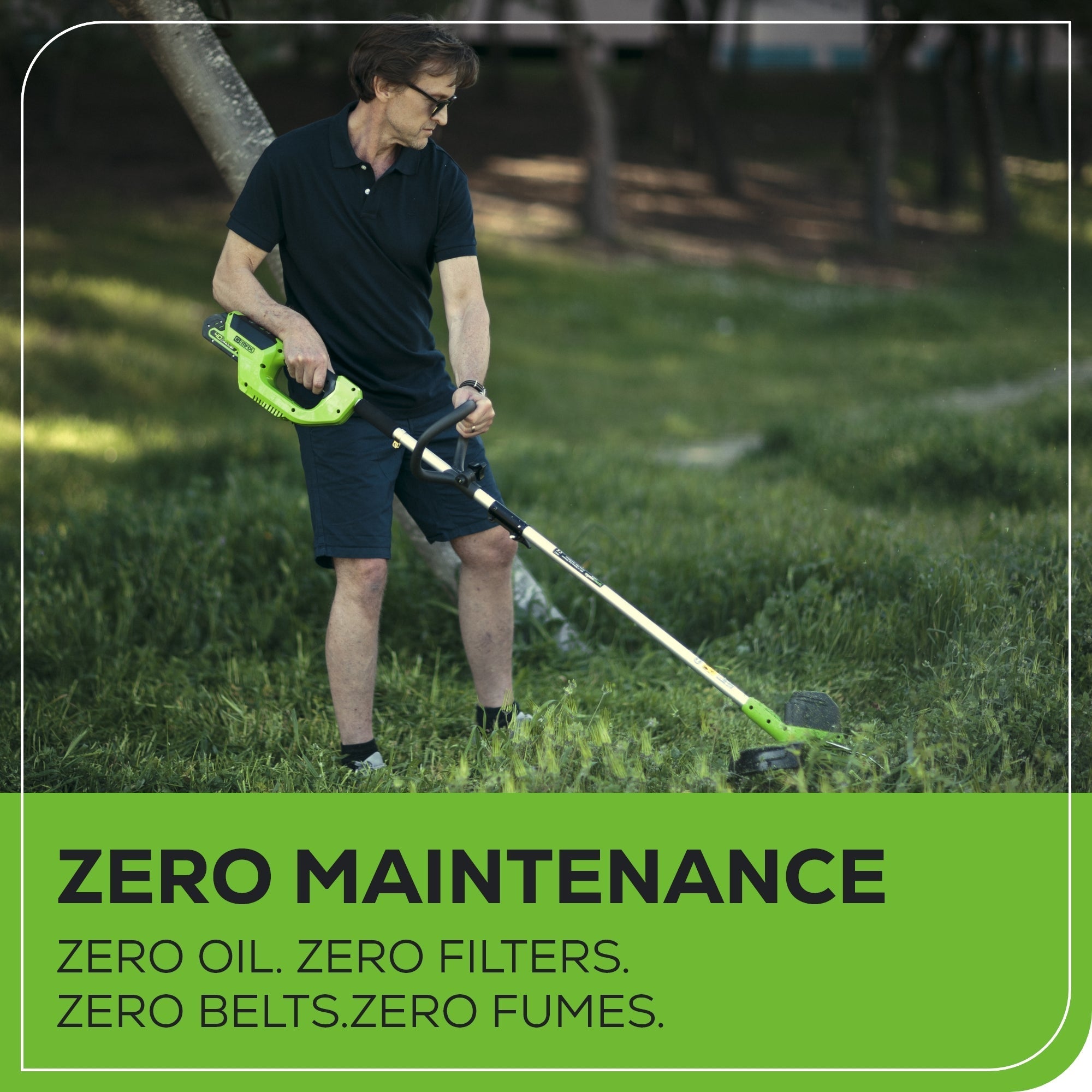 40V 12" Cordless String Trimmer and Leaf Blower Combo Kit w/ 2.0Ah Battery & Charger