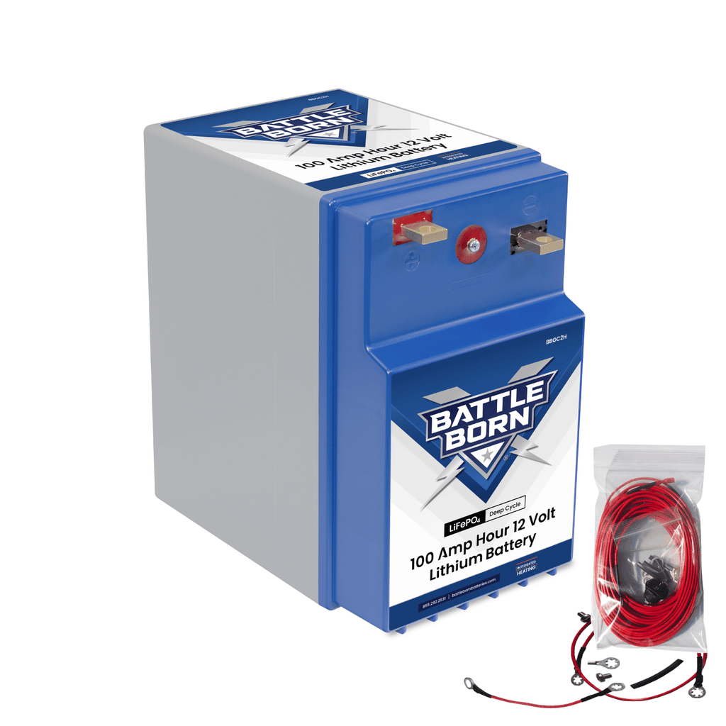 Battle Born Batteries | 100Ah 12V GC2 LiFePO4 Heated Battery Kit