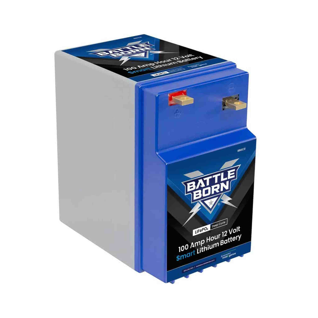 Battle Born Batteries | 100Ah 12V GC2 Smart LiFePO4 Deep Cycle Battery