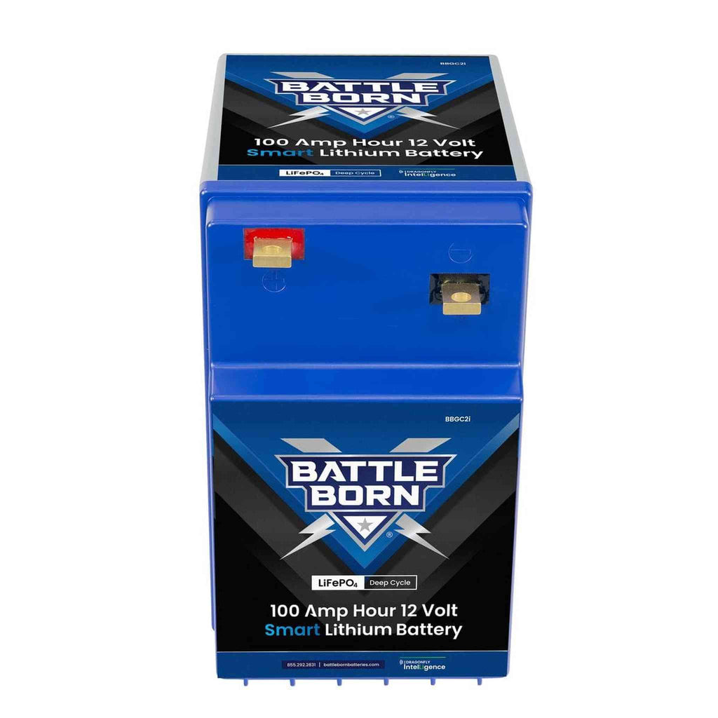 Battle Born Batteries | 100Ah 12V GC2 Smart LiFePO4 Deep Cycle Battery