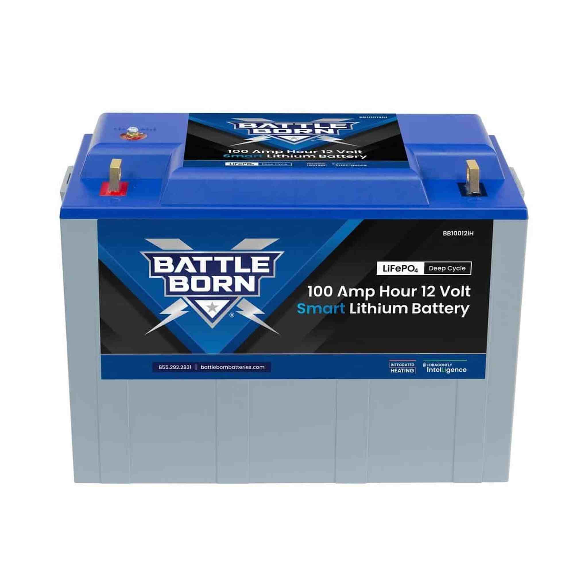 Battle Born Batteries | 100Ah 12V Smart Heated LiFePO4 Deep Cycle Battery Kit