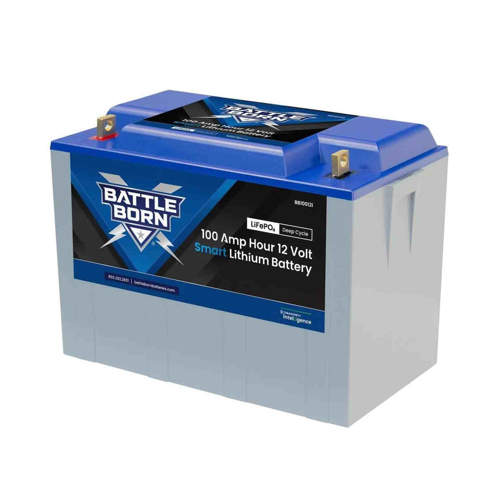 Battle Born Batteries | 100Ah 12V Smart LiFePO4 Deep Cycle Battery