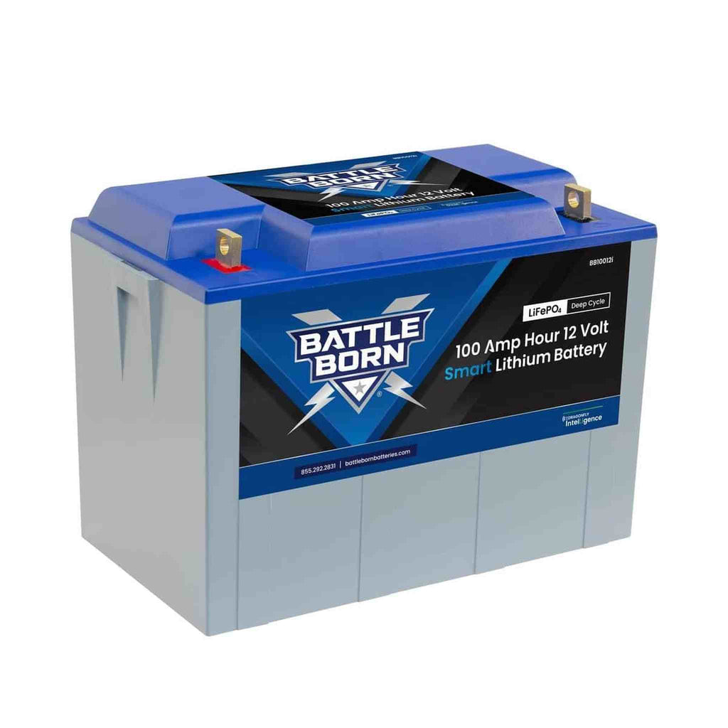 Battle Born Batteries | 100Ah 12V Smart LiFePO4 Deep Cycle Battery