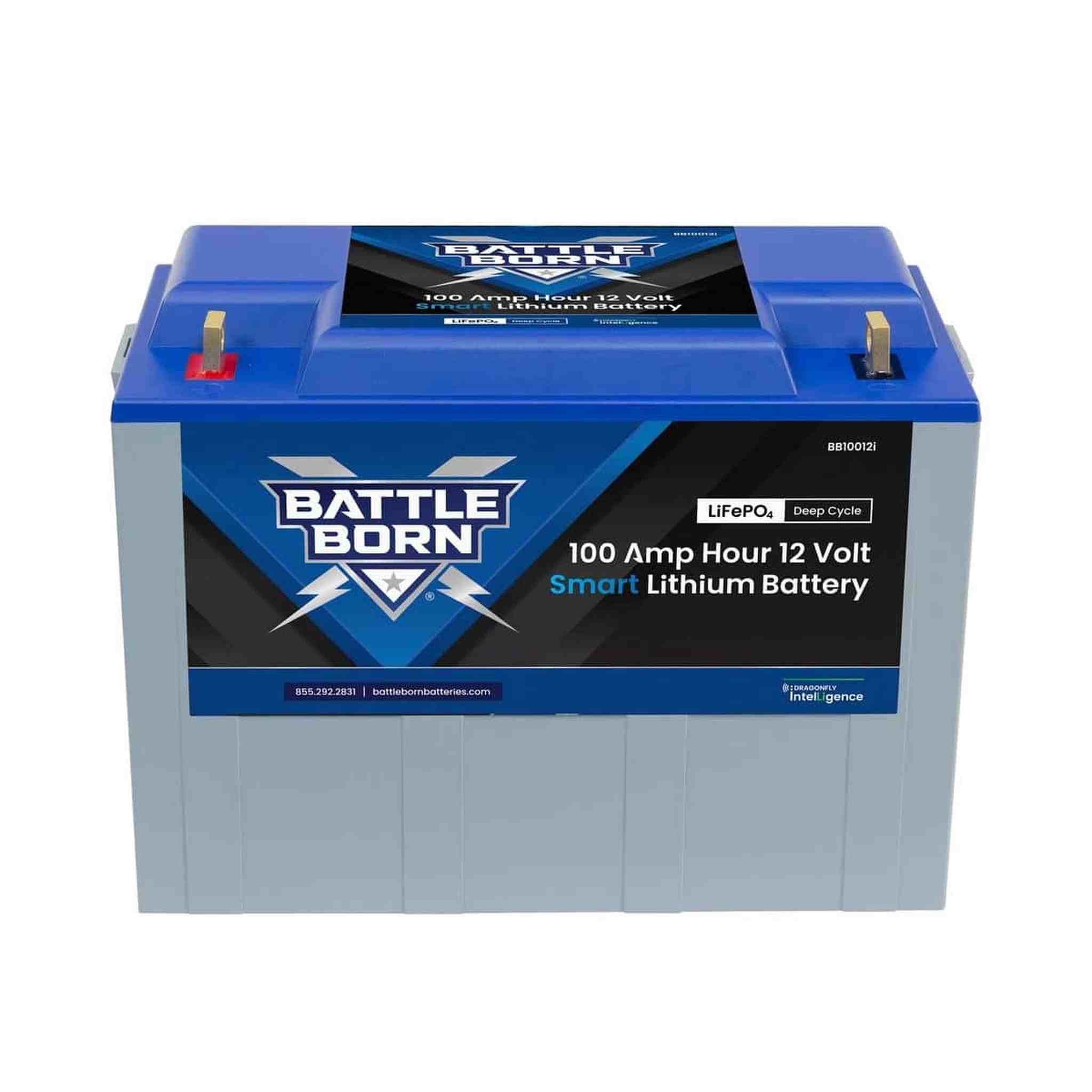 Battle Born Batteries | 100Ah 12V Smart LiFePO4 Deep Cycle Battery