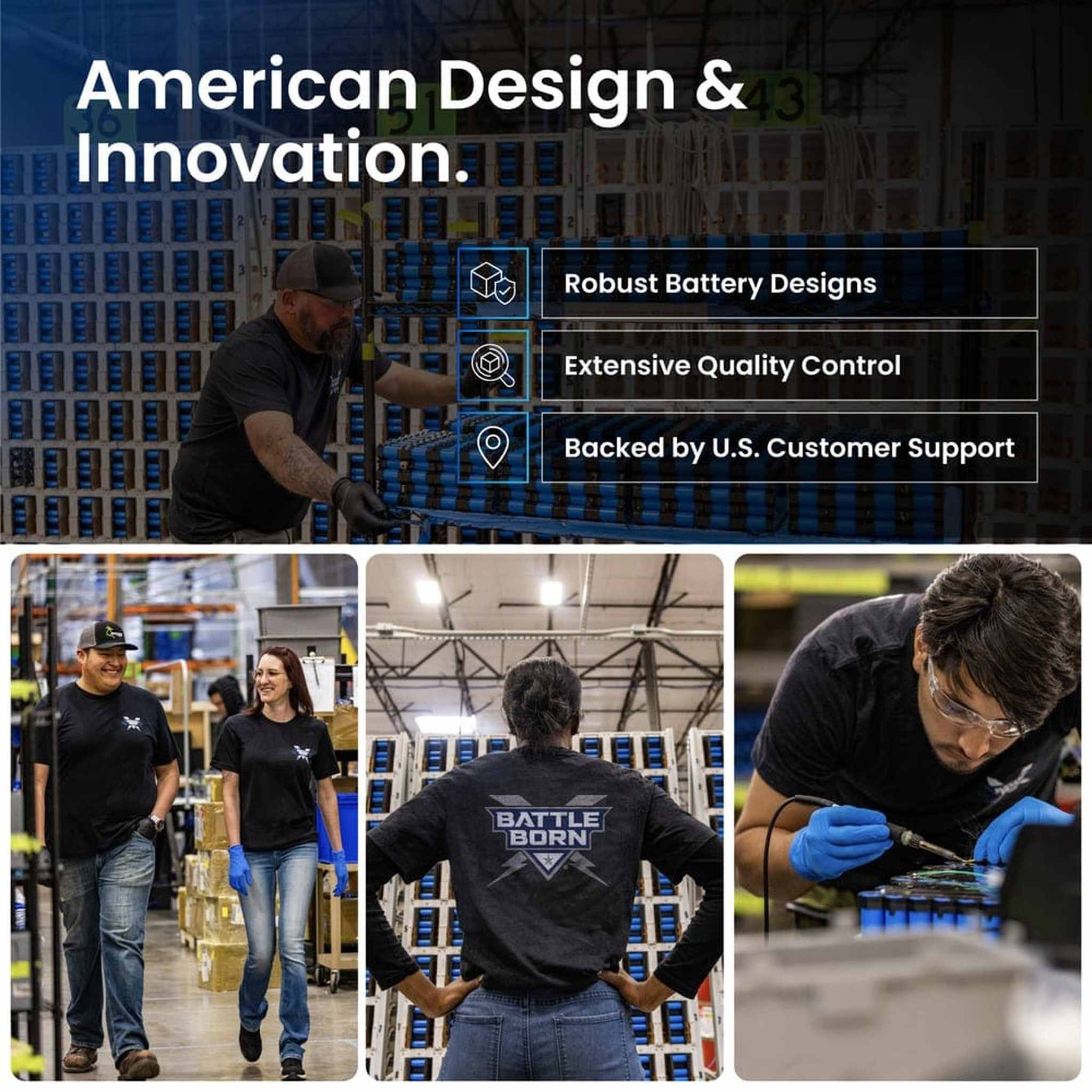 Battle Born Batteries | 100Ah 12V Smart LiFePO4 Deep Cycle Battery