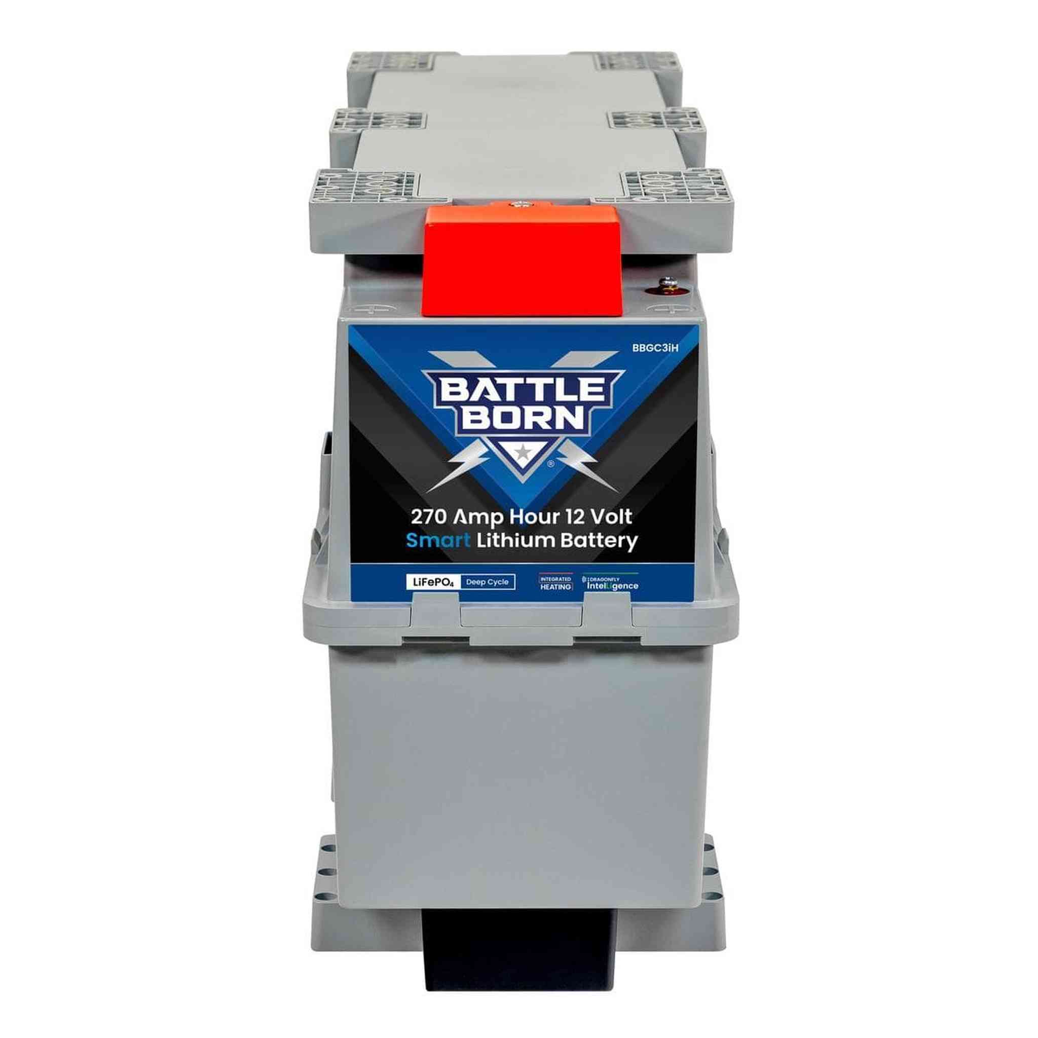 Battle Born Batteries | 270Ah 12V GC3 Smart Heated LiFePO4 Deep Cycle Battery Kit