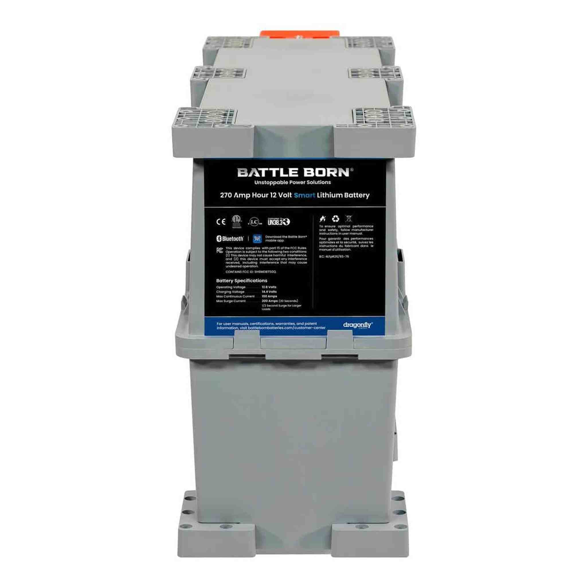 Battle Born Batteries | 270Ah 12V GC3 Smart Heated LiFePO4 Deep Cycle Battery Kit