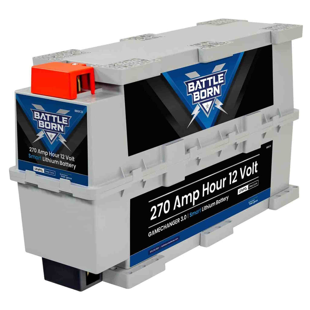 Battle Born Batteries | 270Ah 12V GC3 Smart LiFePO4 Deep Cycle Battery