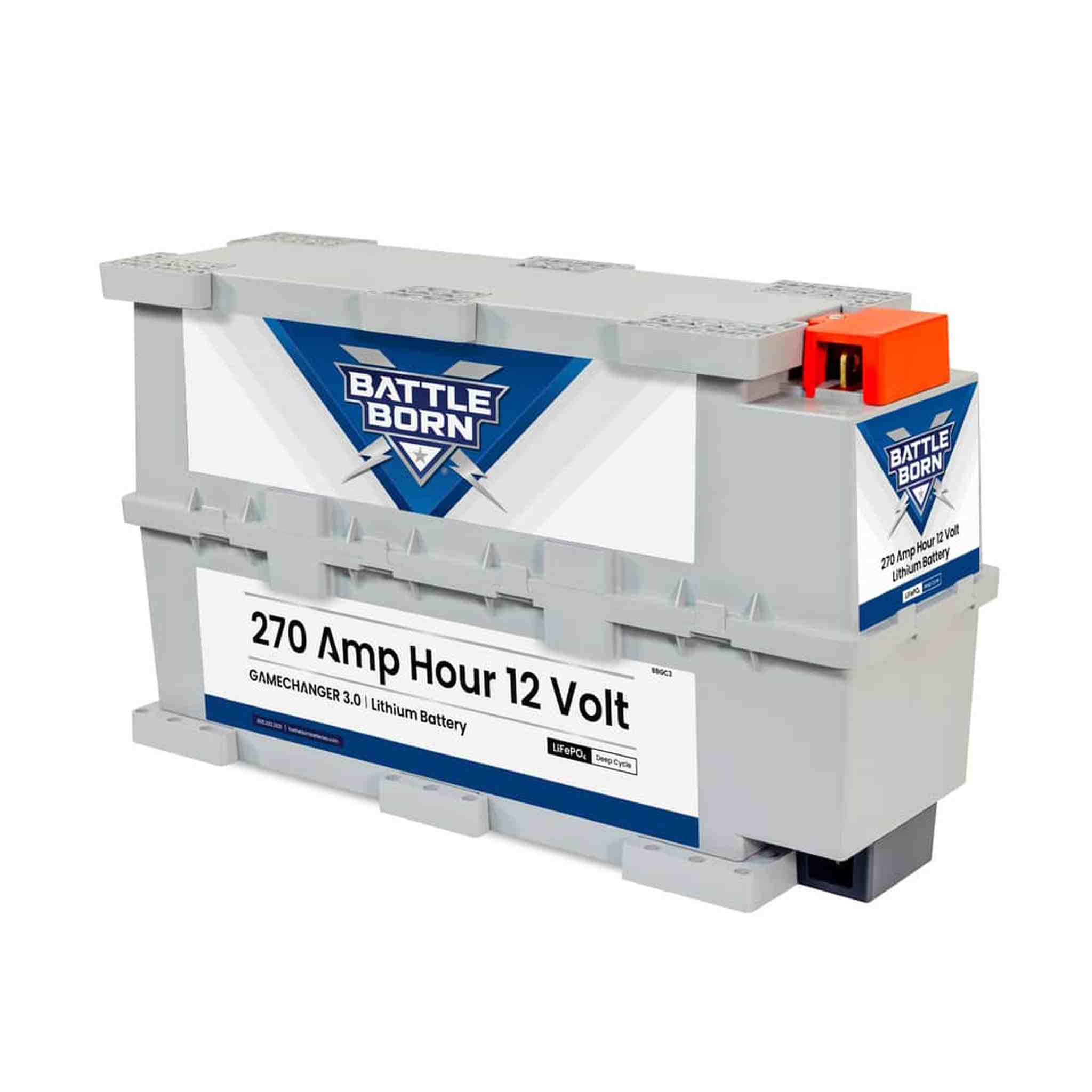 Battle Born Batteries | 270Ah 12V LiFePO4 Deep Cycle GC3 Battery