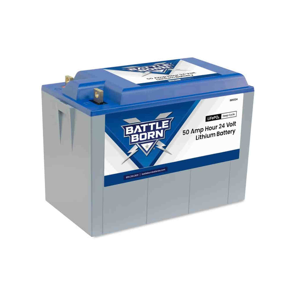 Battle Born Batteries | 50Ah 24V LiFePO4 Deep Cycle Battery