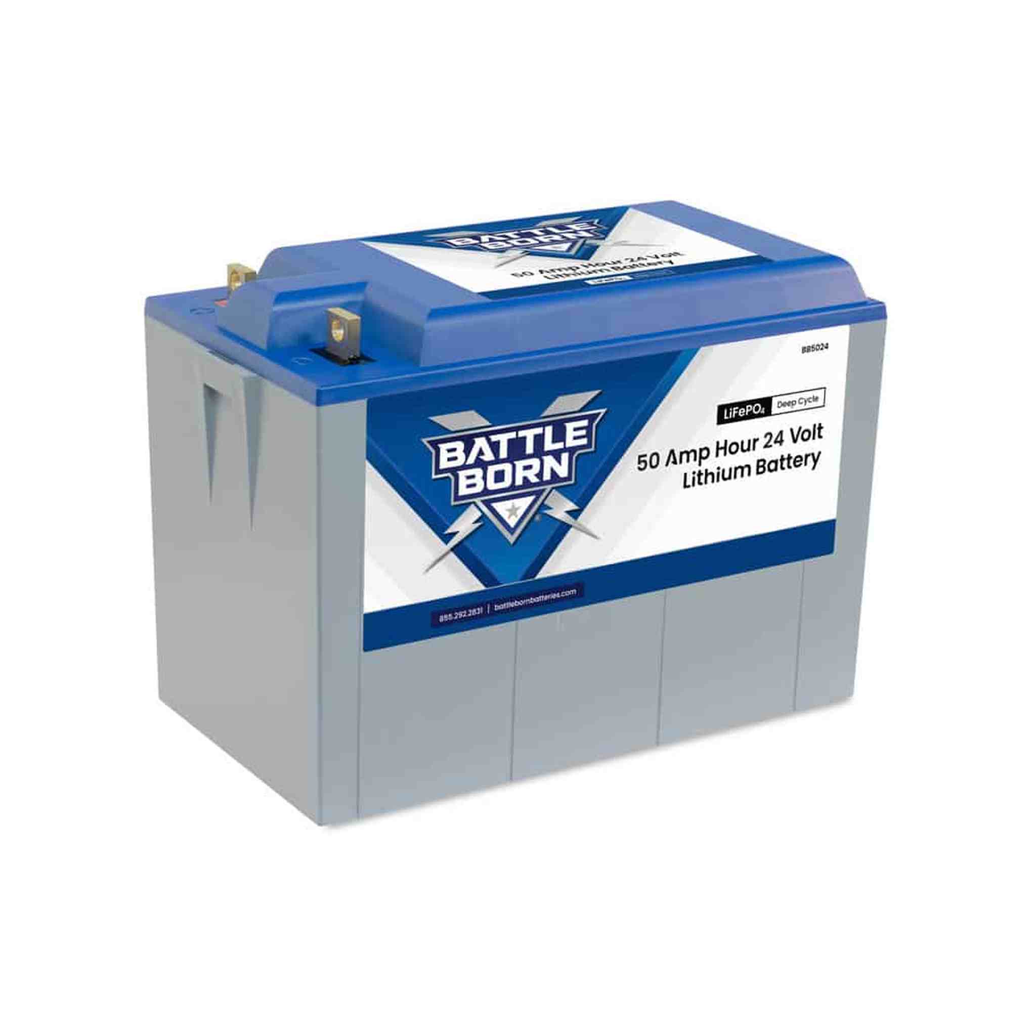 Battle Born Batteries | 50Ah 24V LiFePO4 Deep Cycle Battery