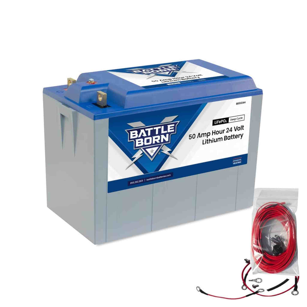 Battle Born Batteries | 50Ah 24V LiFePO4 Heated Battery Kit