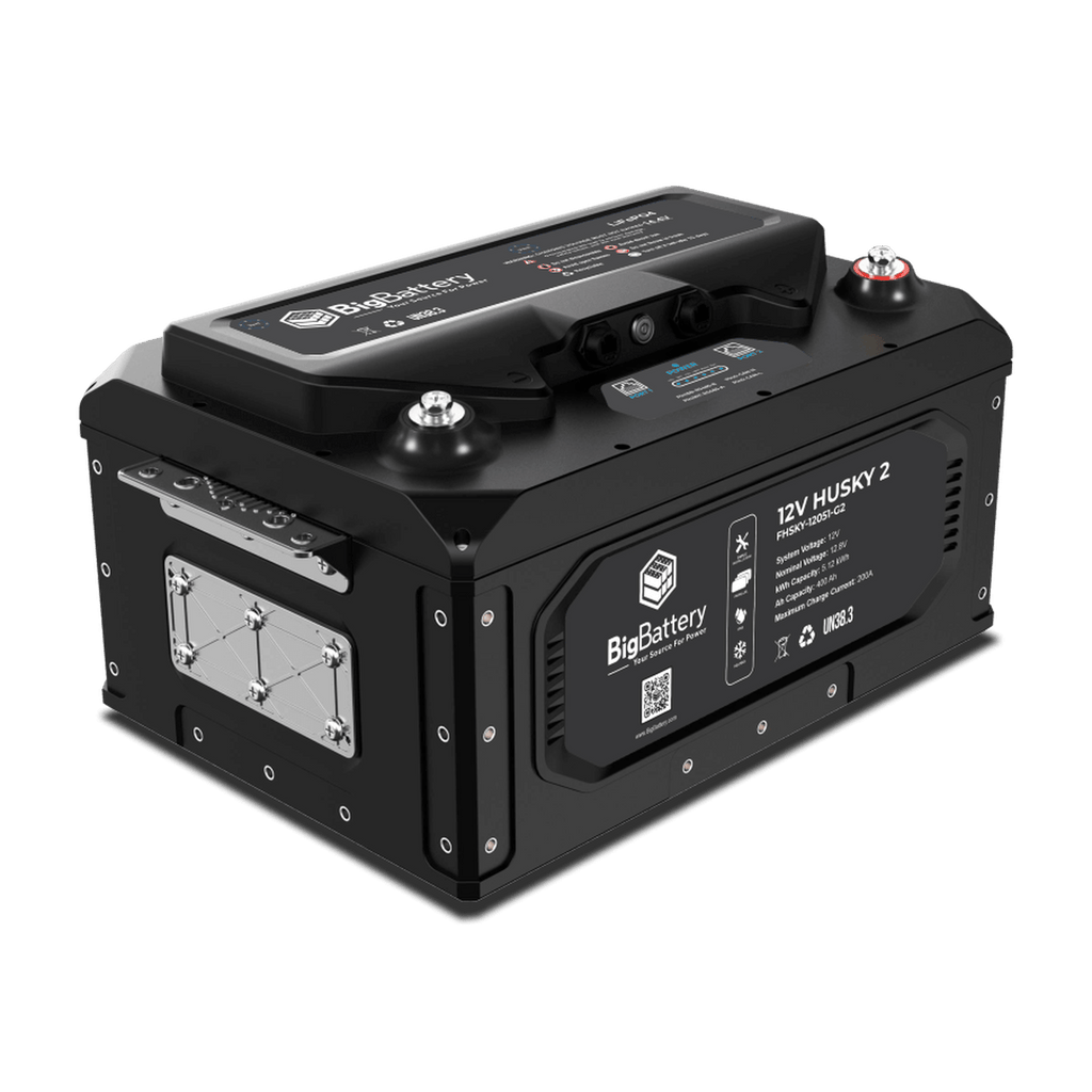 Big Battery | 12V HUSKY 2 – LiFePO4 – 400Ah – 5.12kWh