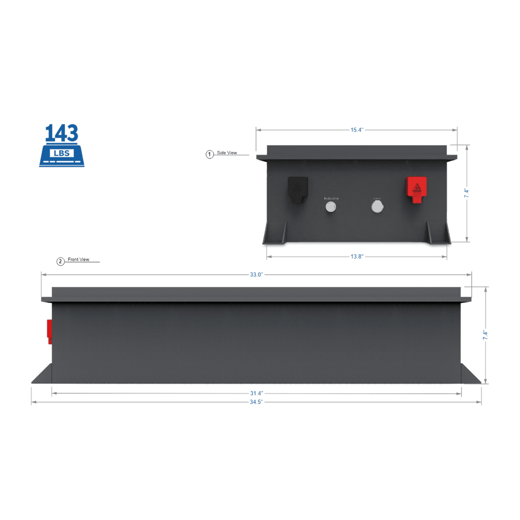 Big Battery | 72V RAPTOR 2 | 7.68kWh | LiFePO4