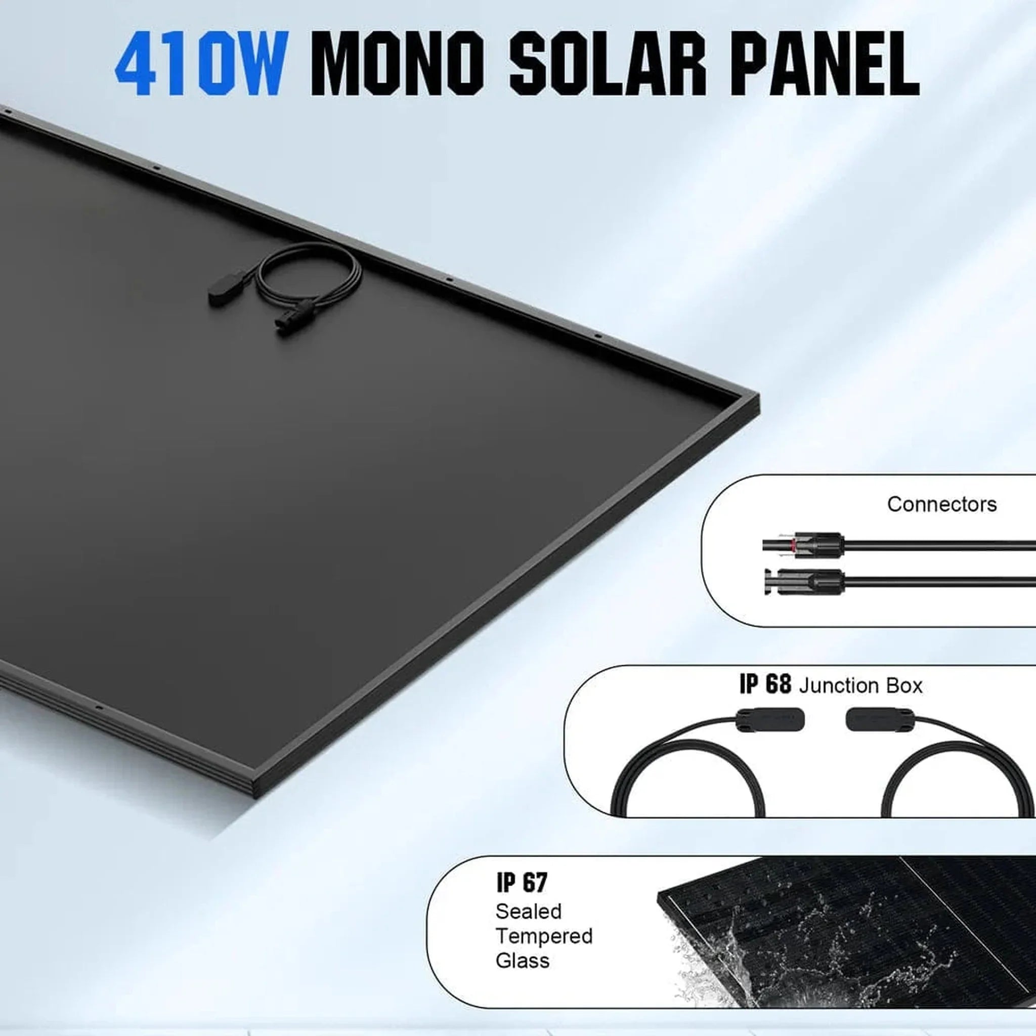 Eco-Worthy | Complete Off-Grid Solar Panel Kit | 2*5KW 120V/240V Output | 20.48kWh Lithium Battery
