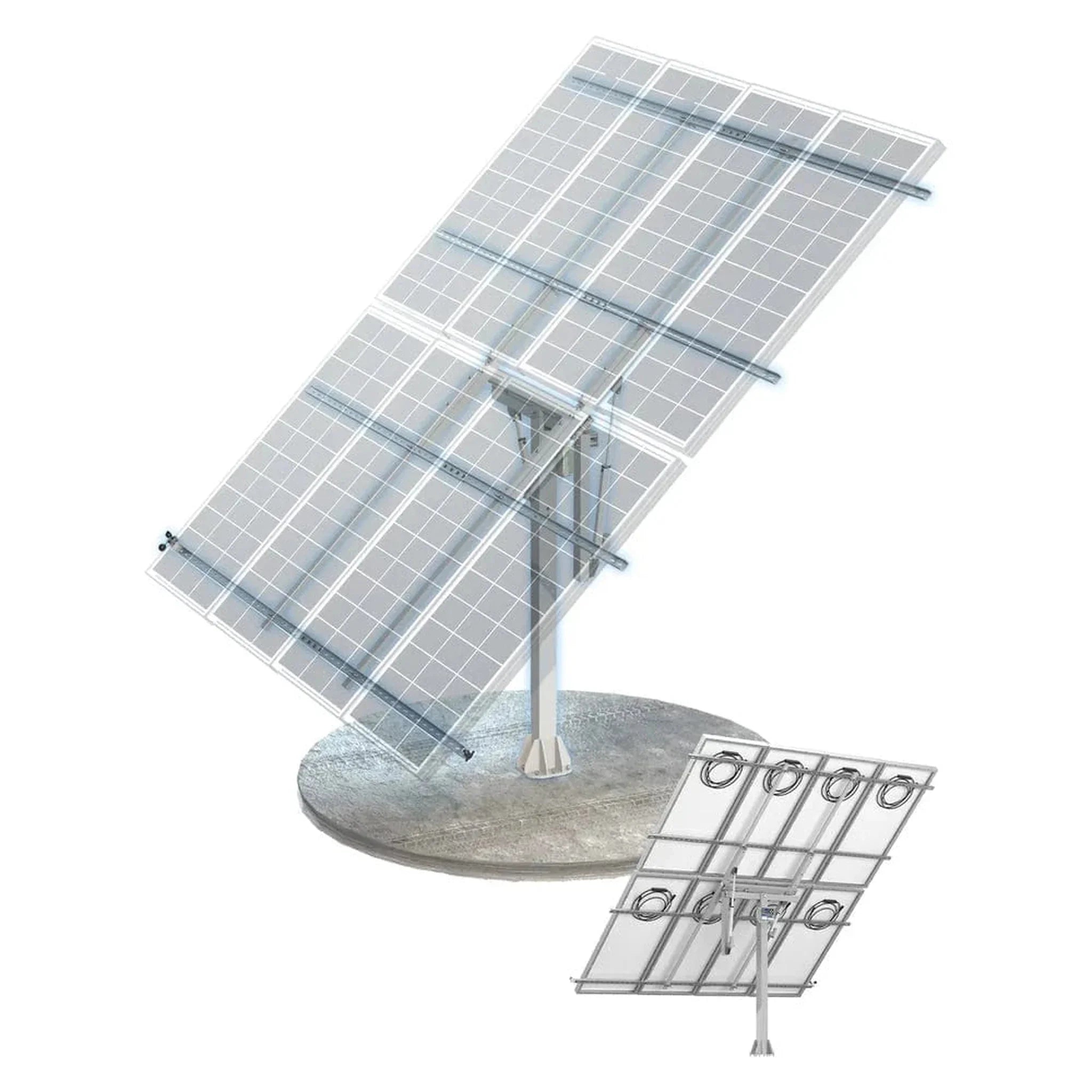 Eco-Worthy | Dual Axis Solar Tracker with Controller – Boosts Power by 40%