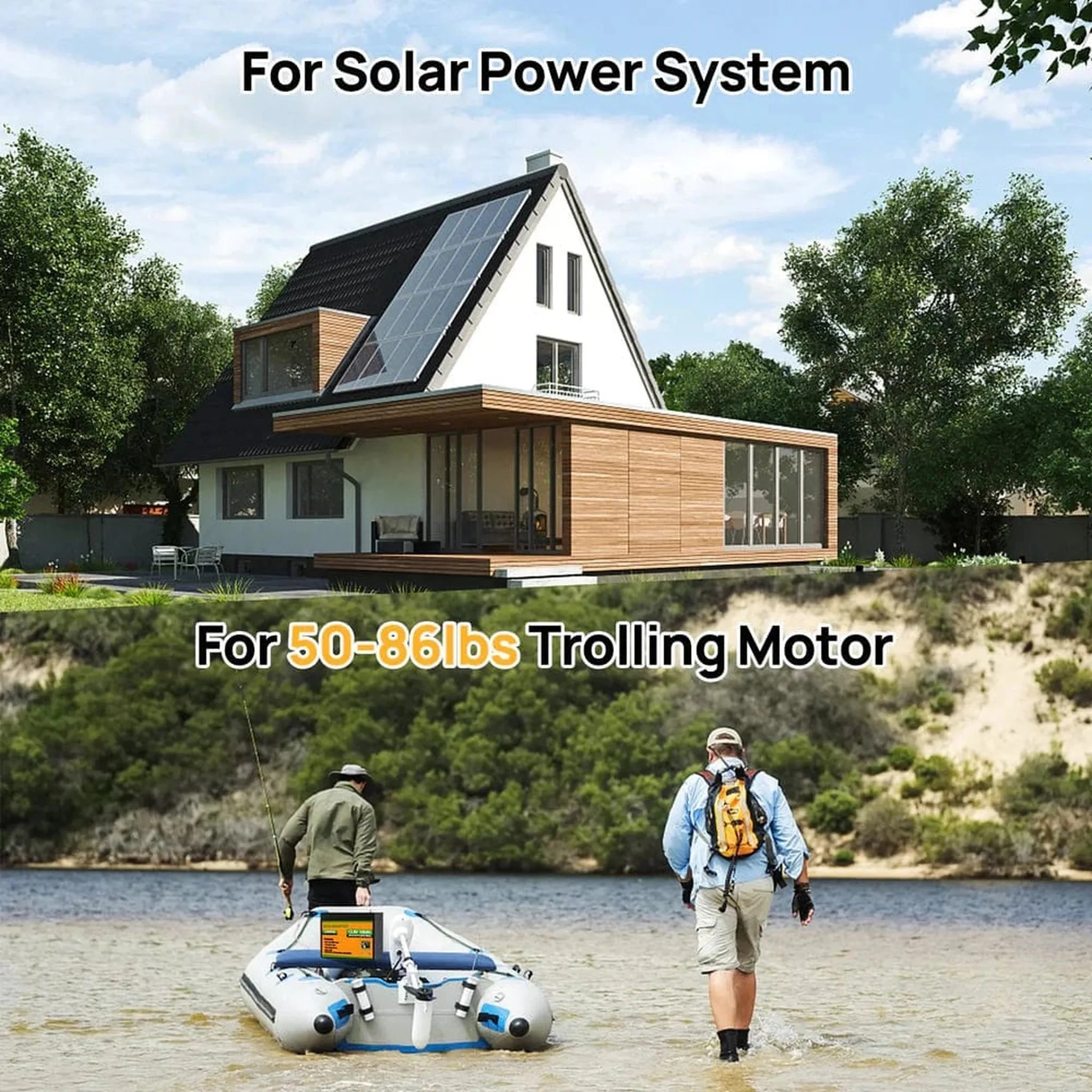 Eco-Worthy | LiFePO4 12V 100Ah Lithium Iron Phosphate Battery With Low Temperature Protection