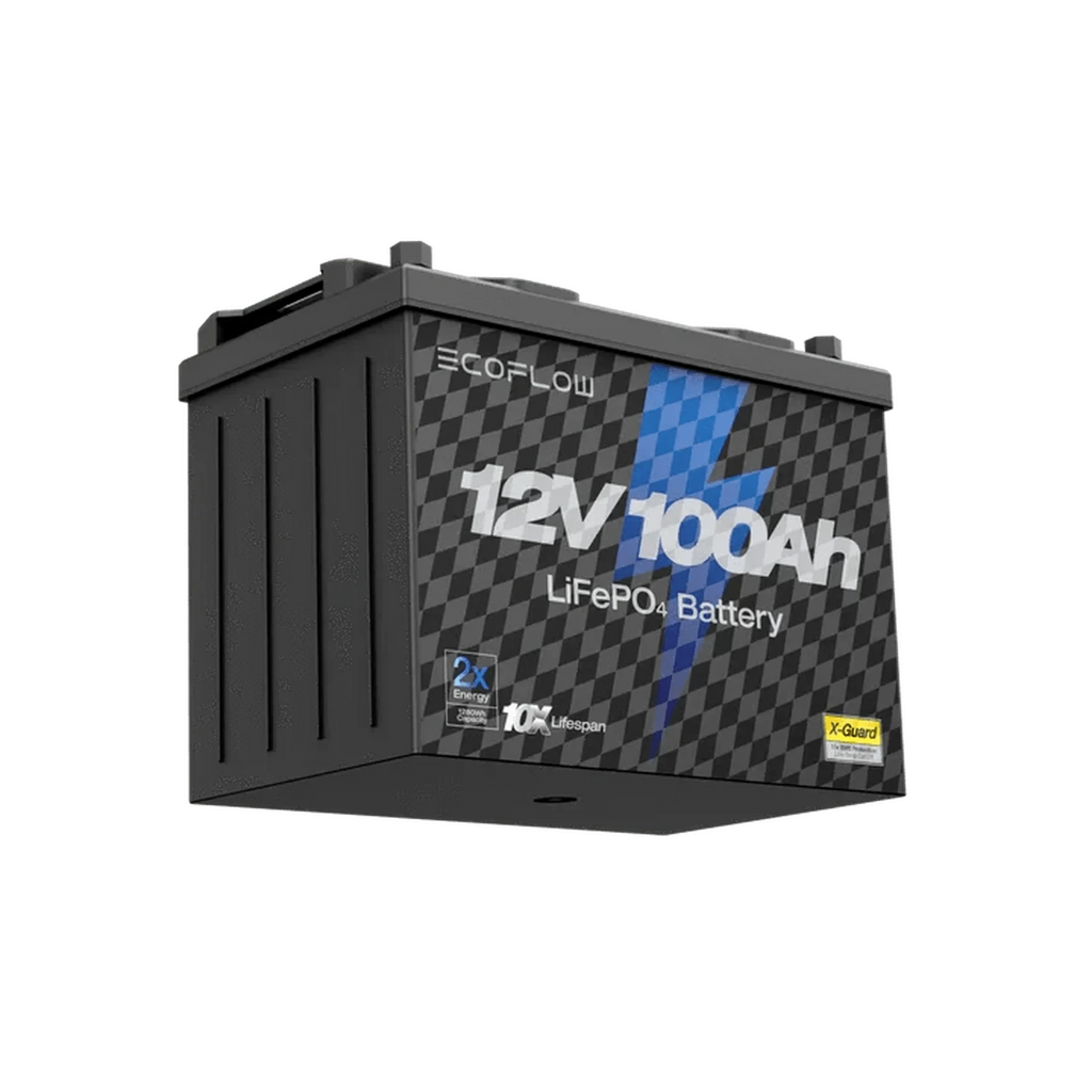 EcoFlow | Lithium 12V 100Ah Deep Cycle LiFePO4 Battery