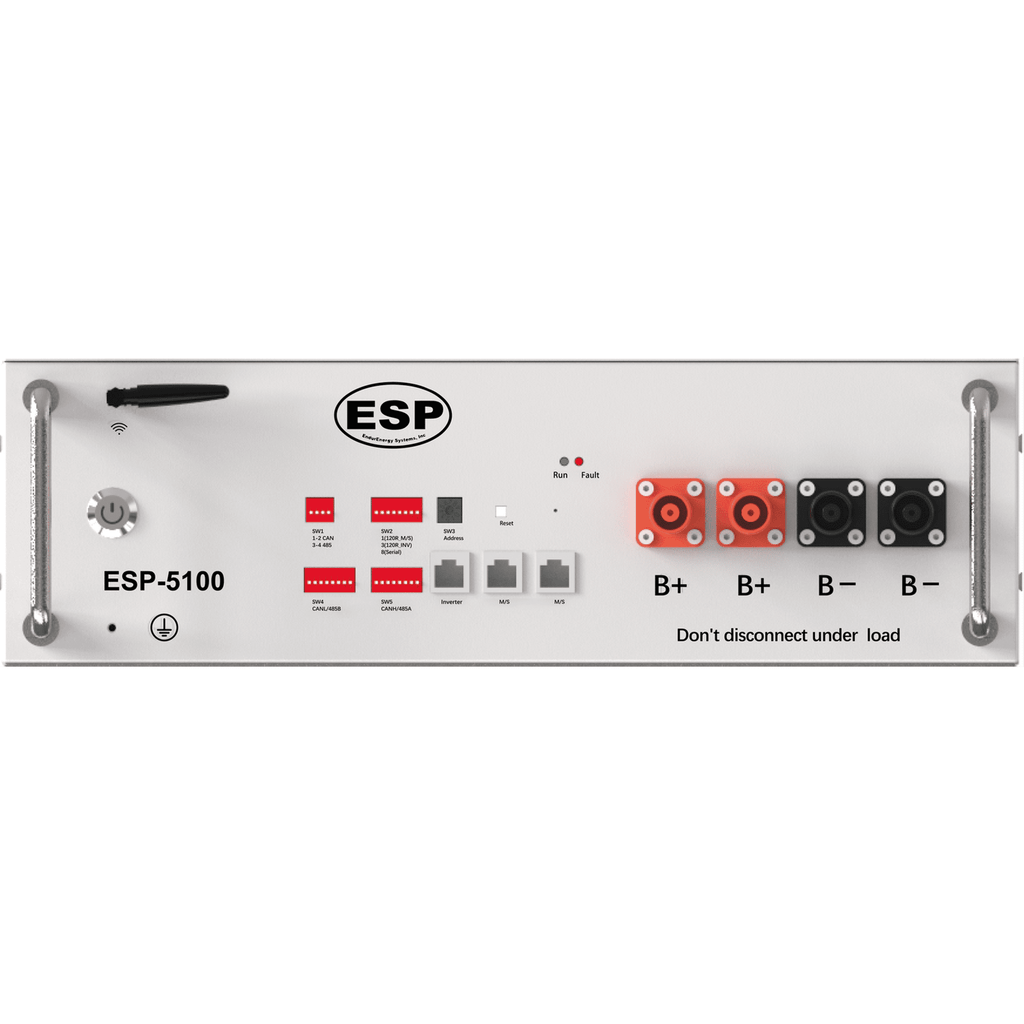 EndurEnergy | ESP-5100 LiFePO4 | 48v Lithium Battery | Server Rack Battery