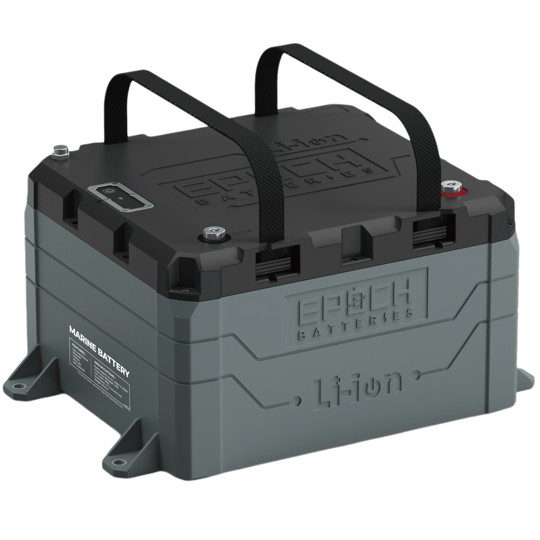 Epoch Batteries | 48V 100Ah | Heated & Bluetooth | LiFePO4 Battery