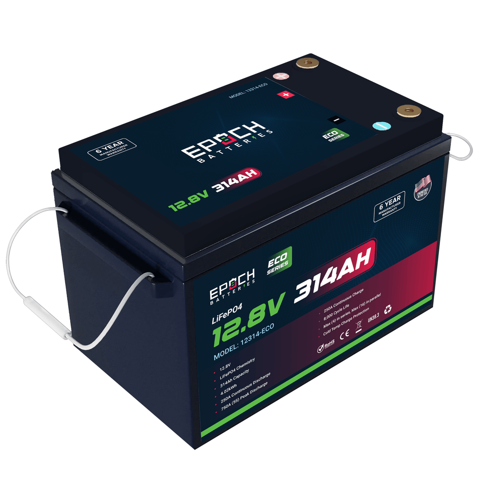 Epoch Batteries | 12V 314Ah Eco Series LiFePO4 Battery