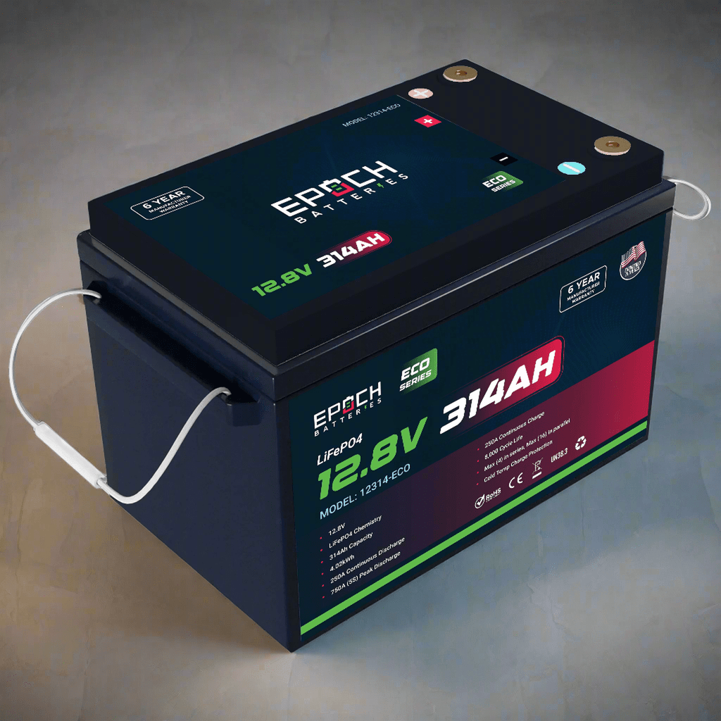 Epoch Batteries | 12V 314Ah Eco Series LiFePO4 Battery