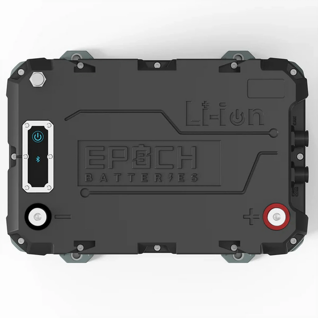 Epoch Batteries | 12V 50Ah LiFePO4 Lithium Battery - Bluetooth, Heating, Waterproof