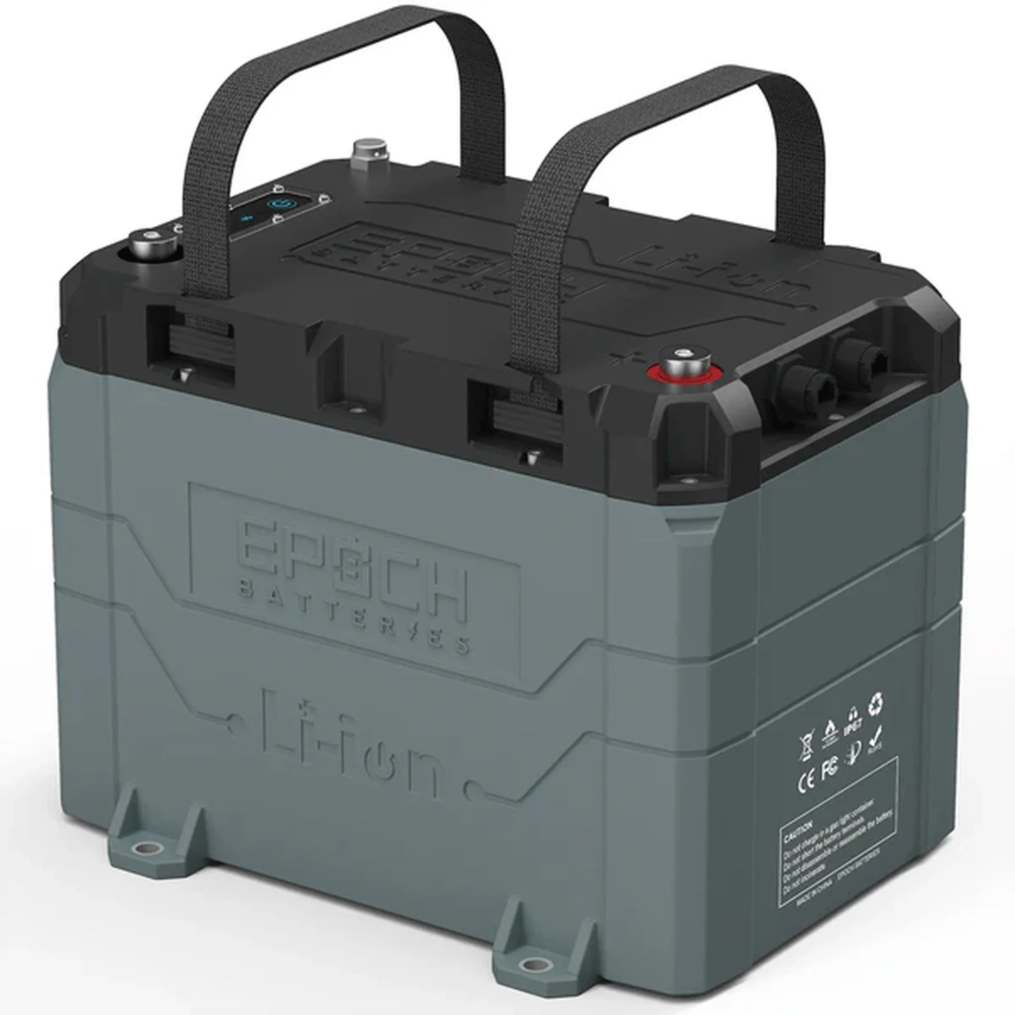 Epoch Batteries | 12V 50Ah LiFePO4 Lithium Battery - Bluetooth, Heating, Waterproof