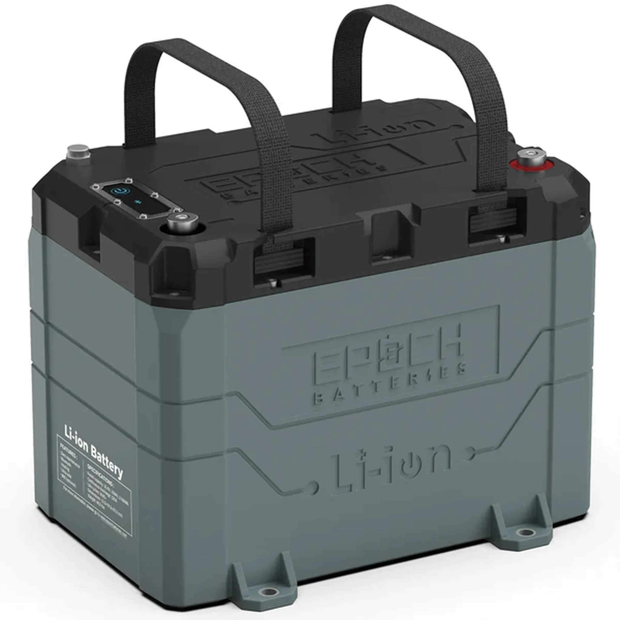 Epoch Batteries | 12V 50Ah LiFePO4 Lithium Battery - Bluetooth, Heating, Waterproof