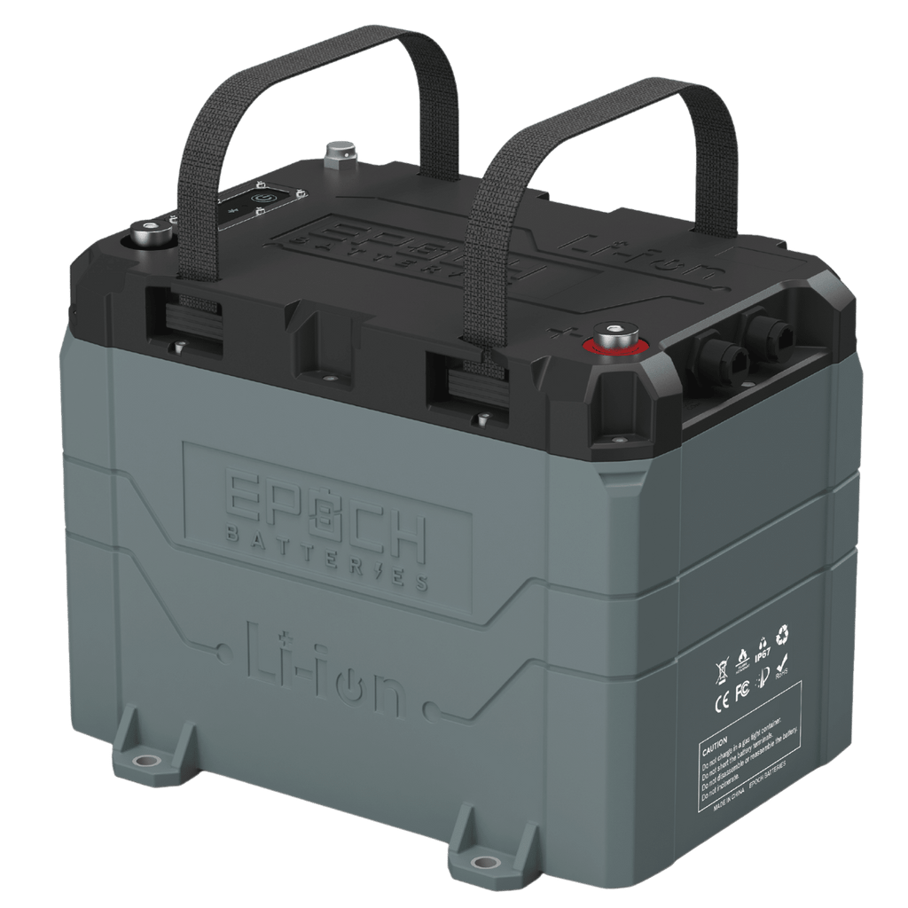 Epoch Batteries | 24V 50Ah | Heated & Bluetooth | LiFePO4 Battery