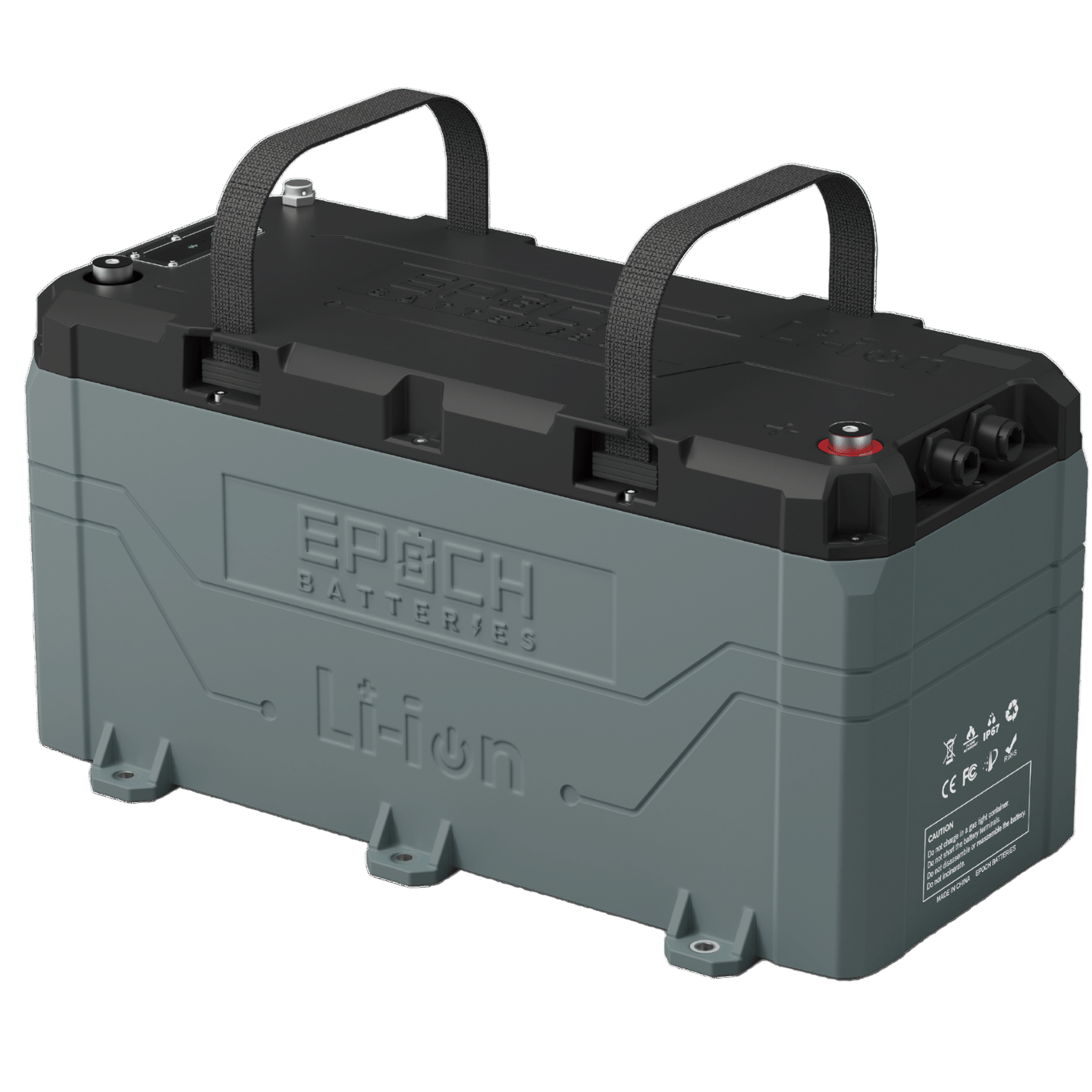 Epoch Batteries | 36V 100Ah LiFePO4 Lithium Battery Bluetooth, Heating, Waterproof